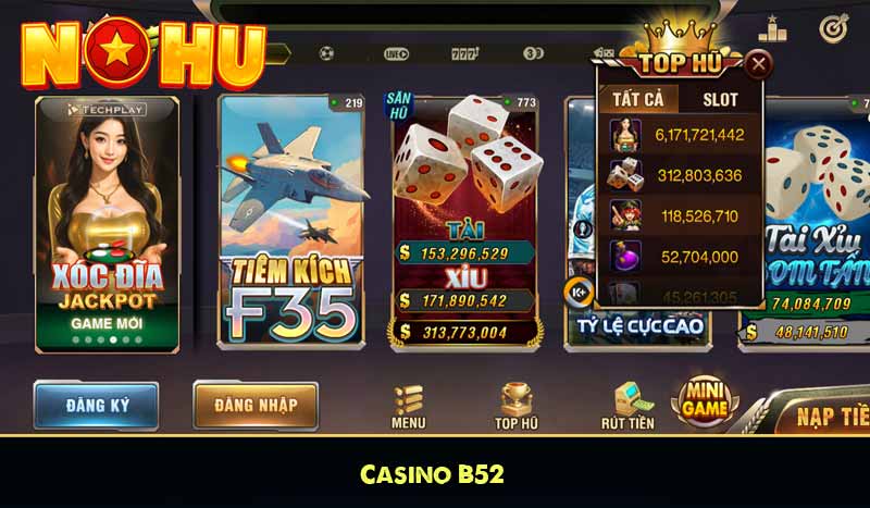 B52 - Game Đánh Bài Bom Tấn Uy Tín Tặng Code 52K Miễn Phí 12 Casino B52