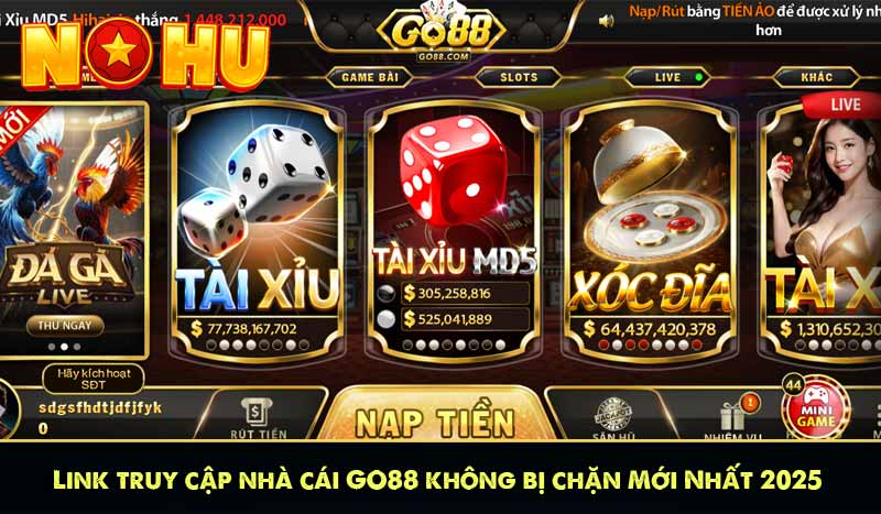 GO88 - Cổng game bài nổ hũ online uy tín nhất 2025 9 Link truy cập nhà cái GO88 không bị chặn Mới Nhất 2025
