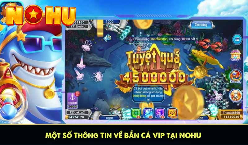 Một Số Thông Tin về Bắn Cá VIP tại NOHU